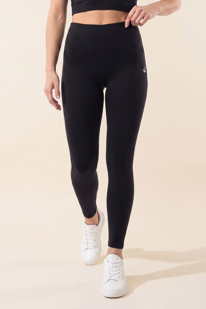Zelocity Quick Dry Training Leggings - Black Beauty — image 2
